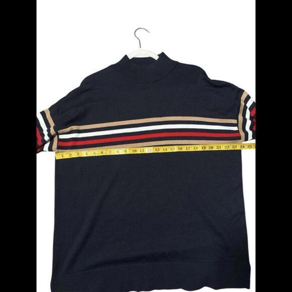 Tommy Hilfiger Mens Turtleneck Pullover Navy Blue Pullover Size Large - Picture 4 of 4